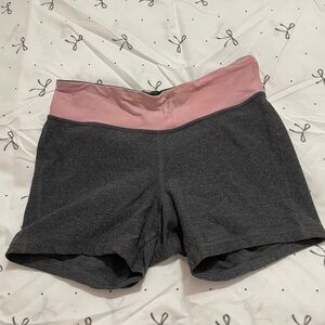 Women's Gray and Pink Shorts